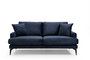 Atelier Del Sofa Papira Sofá de 2 plazas - Azul marino